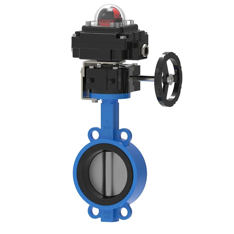 Butterfly Valve na may Limit Switch