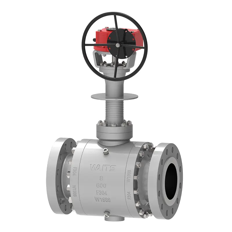 Cryogenic side entry ball valve