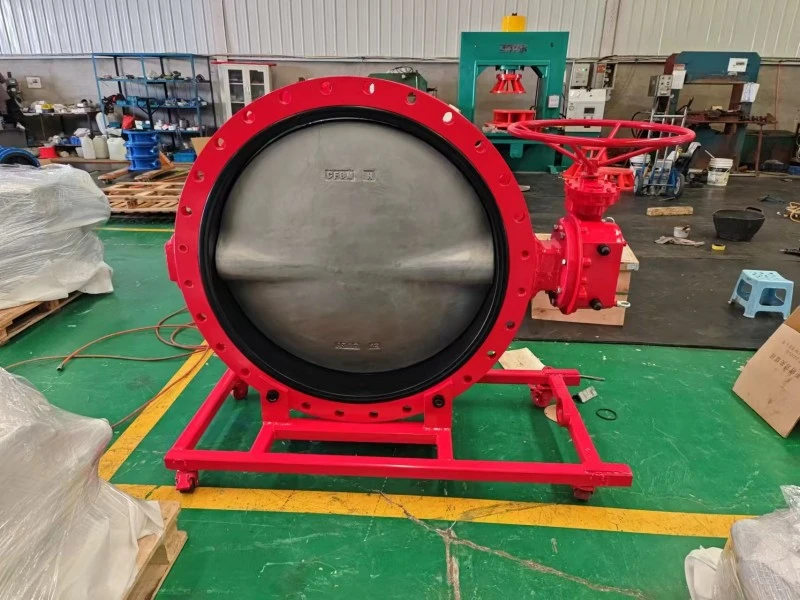 Fire Gear Flange Butterfly Valve