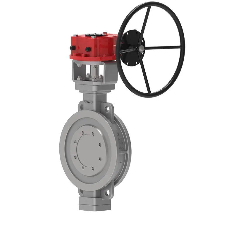 Triple eccentric metal na nakaupo sa wafer butterfly valve