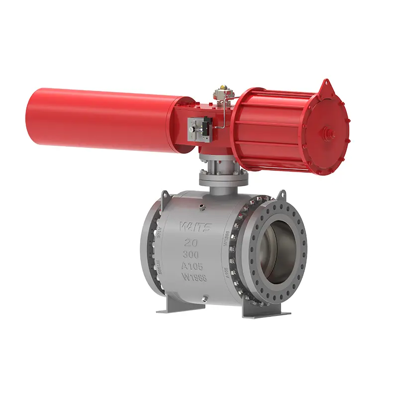 Trunnion ball valve